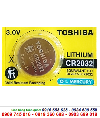 Toshiba CR2032; Pin 3v lithium Toshiba CR2032 chính hãng _1viên